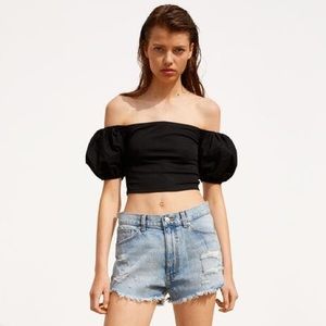 ZARA CONTRAST TOP